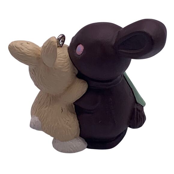 Rare 1992 Hallmark Keepsake Easter Ornament Somebunny Loves You in Mint Box - Picture 4 of 8